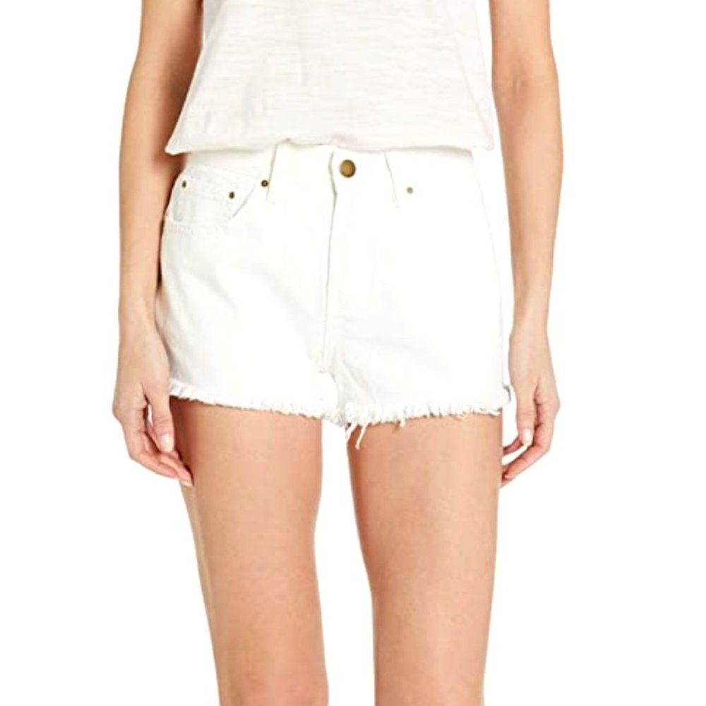 Billabong White Denim Shorts